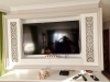 Mobilier living la comandă – lemn masiv, plăci traforate cu sticlă, Bacău