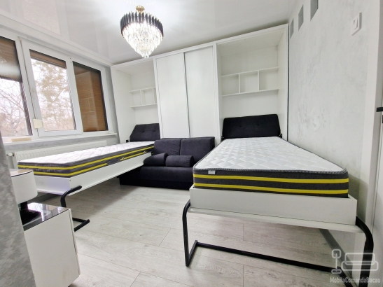 Set de mobilier cu doua paturi rabatabile in Galati