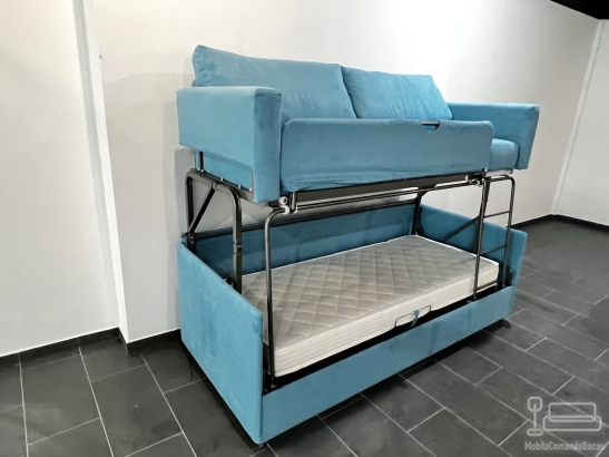 Canapea pat supraetajat cu saltele 200 × 90 – livrat în brașov