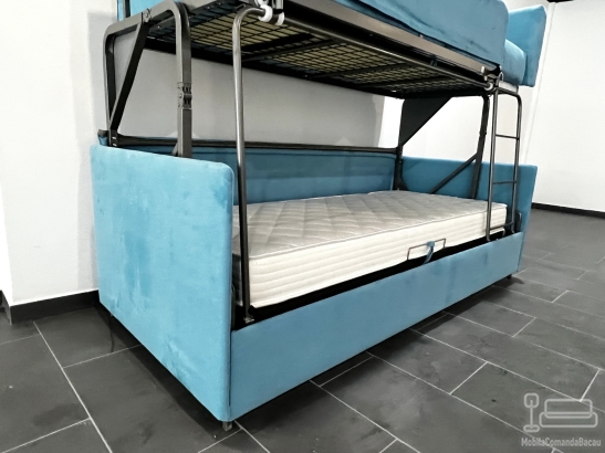 Canapea pat supraetajat cu saltele 200 × 90 – livrat în brașov