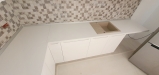 Mobilier bucătărie din MDF vopsit cu blat termorezistent – 5,3 m, montaj în Bacău