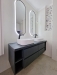 Set de mobilier pentru baie din MDF vopsit