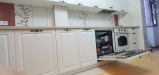 Bucătărie din MDF vopsit, 3,6 m – stil clasic, feronerie Blum, Bacău