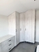 Mobilier dormitor pentru copil – dressing pe colț, birou pe colț, pat tapițat și noptieră | Montaj în Bacău