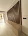 Mobilier de living din MDF vopsit, cu riflaje decorative și feronerie Blum cu amortizare