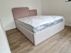 Pat tapitat 160×200 cu somieră rabatabilă și ladă de depozitare – montaj în județul Bacău