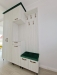 Mobilier hol din PAL melaminat cu cornișă MDF verde și feronerie Blum – 1800 mm, Bacău
