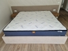 Pat tapitat cu somieră rabatabilă 200×180 cm – depozitare XXL, confort premium