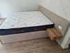 Pat tapitat cu somieră rabatabilă 200×180 cm – depozitare XXL, confort premium