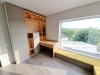 Ansamblu mobilier dormitor cu pat rabatabil vertical și „corp tip pian” – Iași