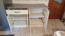 Mobilier bucătărie MDF vopsit – corp centrală & mască calorifer, jud. Bacău