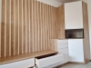 Mobilier living din MDF vopsit cu riflaje – design modern, soft-close Blum