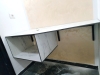 Corp chiuvetă baie din HPL – 1200 × 450 × 400 mm, montaj la Pensiunea Podu’ cu Lanțuri (Bacău)