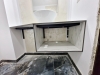 Corp chiuvetă baie din HPL – 1200 × 450 × 400 mm, montaj la Pensiunea Podu’ cu Lanțuri (Bacău)