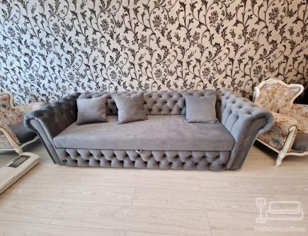 Canapea extensibilă chesterfield 200 × 80 – Bacău