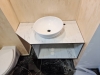 Corp chiuvetă baie din HPL – 900 × 450 × 400 mm, montaj Pensiunea Podu’ cu Lanțuri, Bacău