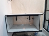 Corp chiuvetă baie din HPL – 1100 × 450 × 400 mm, montaj Pensiunea Podu’ cu Lanțuri, Bacău