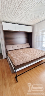 Pat rabatabil cu canapea și corp suspendat – 2200 mm, mecanism certificat