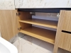 Mobilier de baie MDF furniruit, cu sertare Blum soft-close și blat cu lavoar integrat