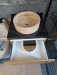 Mobilier baie din MDF furniruit cu blat din quartz – feronerie Blum, Bacău