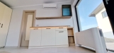 Bucătărie din mdf vopsit, 2000 mm – feronerie blum, iluminare led hafele