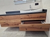 Mobilier pentru baie din MDF furniruit cu cant laser și blat din quartz, 1,8 m – Bacău