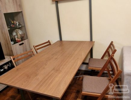 Masă pliabilă pe perete – Sistem premium Made in Italy