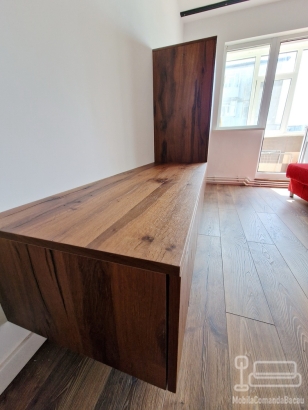 Mobilier living din mdf furniruit, 2800 mm – blum + pacta, Bacău