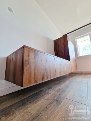Mobilier living din mdf furniruit, 2800 mm – blum + pacta, Bacău