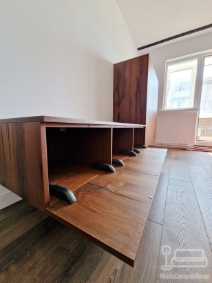 Mobilier living din mdf furniruit, 2800 mm – blum + pacta, Bacău