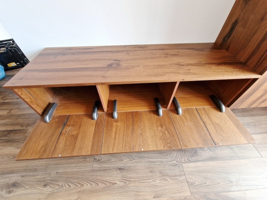 Mobilier living din mdf furniruit, 2800 mm – blum + pacta, Bacău