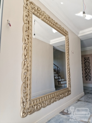 Oglindă cu ramă din mdf traforat 2000 × 1800 – buhuși, băcău