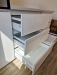 Bucătărie mdf perfect sense, 4650 mm – feronerie blum & masă extensibilă în sertar, adjud