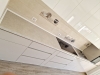 Bucătărie mdf perfect sense, 4650 mm – feronerie blum & masă extensibilă în sertar, adjud