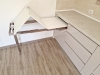 Bucătărie mdf perfect sense, 4650 mm – feronerie blum & masă extensibilă în sertar, adjud