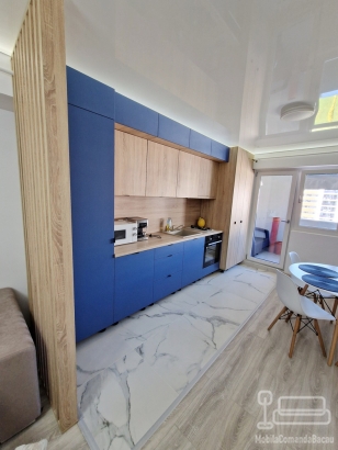 Mobilier-bucatarie-pal-mdf-vopsit-4000mm-blum-Iași