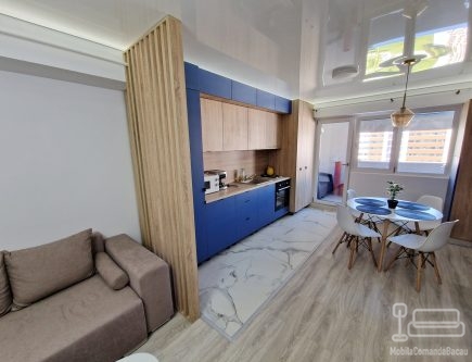 Mobilier-bucatarie-pal-mdf-vopsit-4000mm-blum-Iași