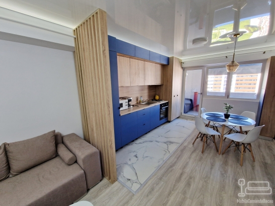Mobilier-bucatarie-pal-mdf-vopsit-4000mm-blum-Iași
