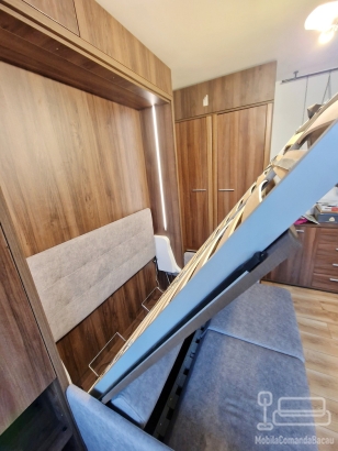 Pat rabatabil electric cu canapea – Sistem italian premium