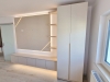 Mobilier living la comandă cu perete despărțitor și birou, Bacău