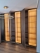Vitrine living la comandă din MDF riflat furniruit cu miez negru, Bacău