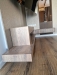 Mobilier living la comandă – comodă TV suspendată cu corpuri îmbinate la 45°, Bacău