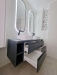 Set de mobilier pentru baie din MDF vopsit