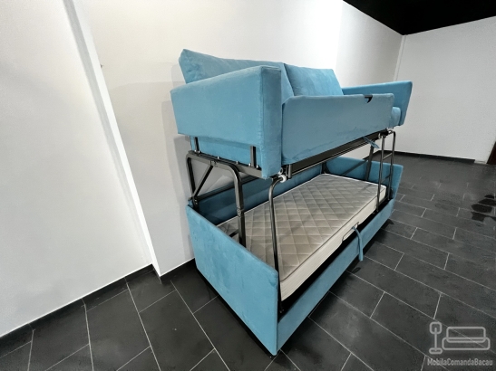 Canapea pat supraetajat cu saltele 200 × 90 – livrat în brașov