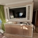 Mobila de living din lemn si MDF