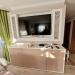 Mobilier living la comandă – lemn masiv, plăci traforate cu sticlă, Bacău