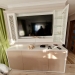 Mobilier living la comandă – lemn masiv, plăci traforate cu sticlă, Bacău