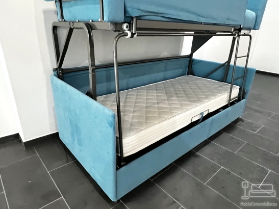 Canapea pat supraetajat cu saltele 200 × 90 – livrat în brașov