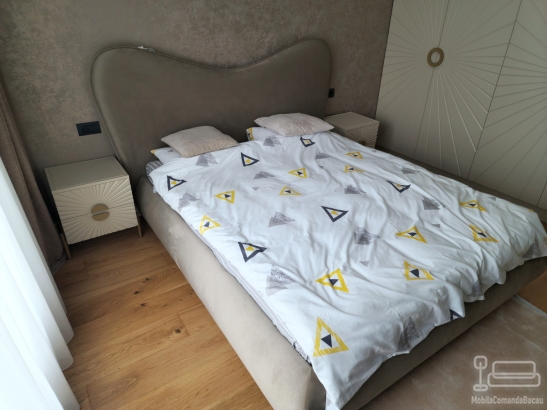 Mobilier de dormitor din MDF vopsit