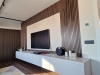 Mobilier pentru living cu riflaje, din MDF